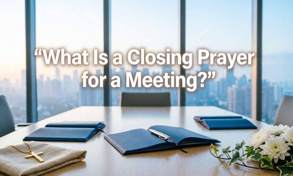 what-is-a-closing-prayer-for-a-meeting